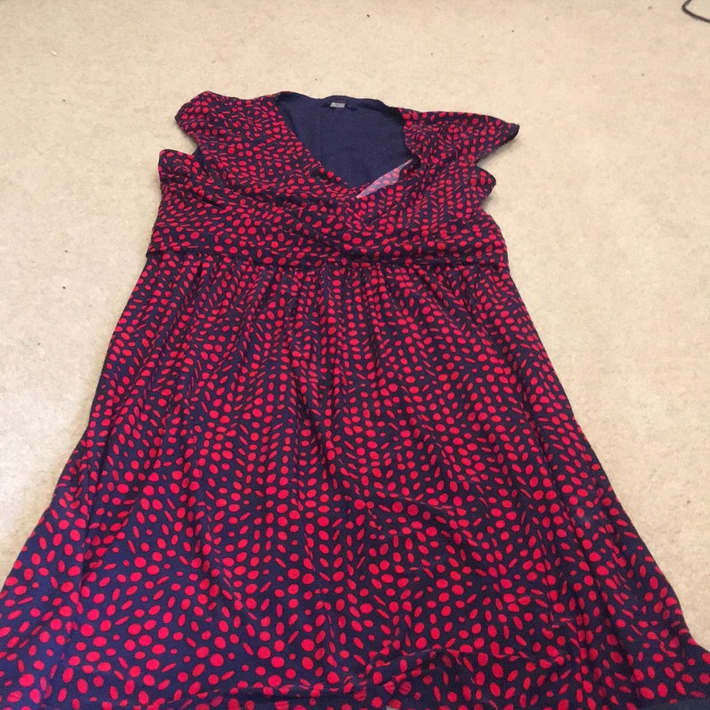 Tommy blue and red dress